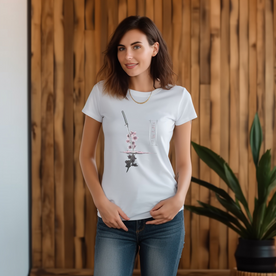Sakura Samurai T-Shirt - Japan Design Unisex Tee