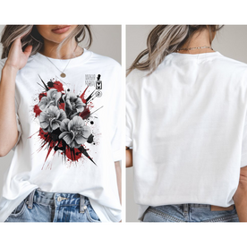 Premium Damen-T-Shirt Flower Art