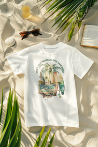 Sommer Surfside T-Shirt – Heavyweight Cotton, Relaxed Fit, Classic Summer Design