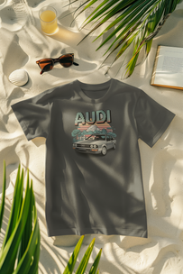 Premium Oldschool T-shirt Minecraft Audi Car