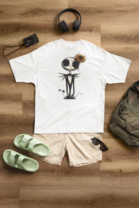 Grusel Fun Sommer T-Shirt – Langlebiges Basic aus 100 % Baumwolle, Klassische Passform, Ideal für Freizeit